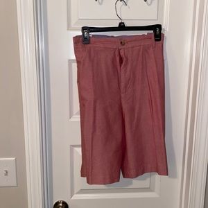 IZOD Newport Oxford pink shorts.